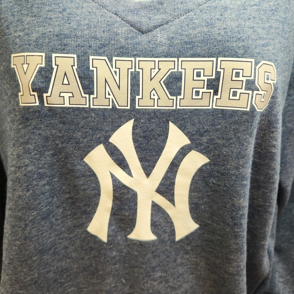 MLB NY Yankees Mainstream Women's Long Sleeve Hooded Top - Picture 3 of 8